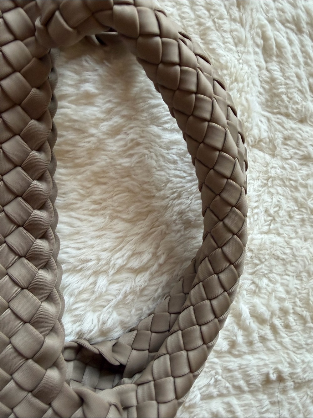Naghedi St. Barth’s Medium Tote and Pouch- Cashmere - Picture 5 of 14